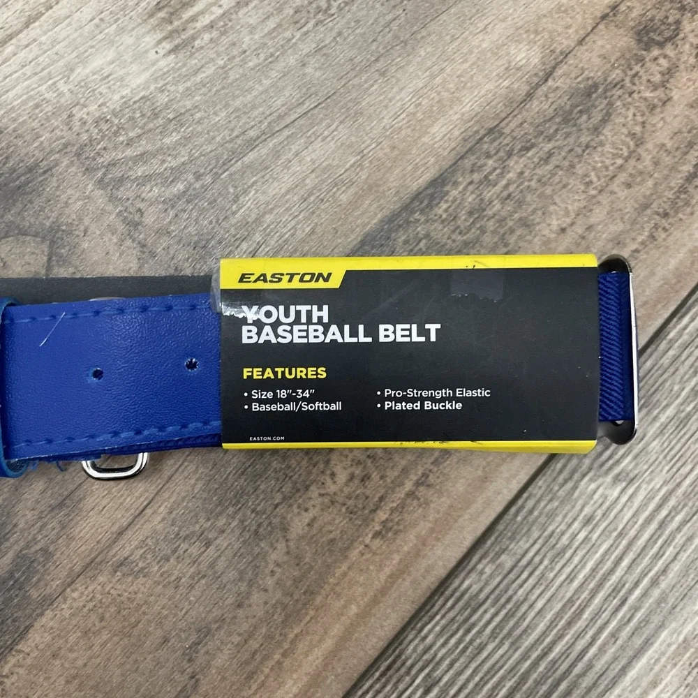 Easton Youth Adjustable Baseball Softball Belt Blue Elastic 18-34 Inch